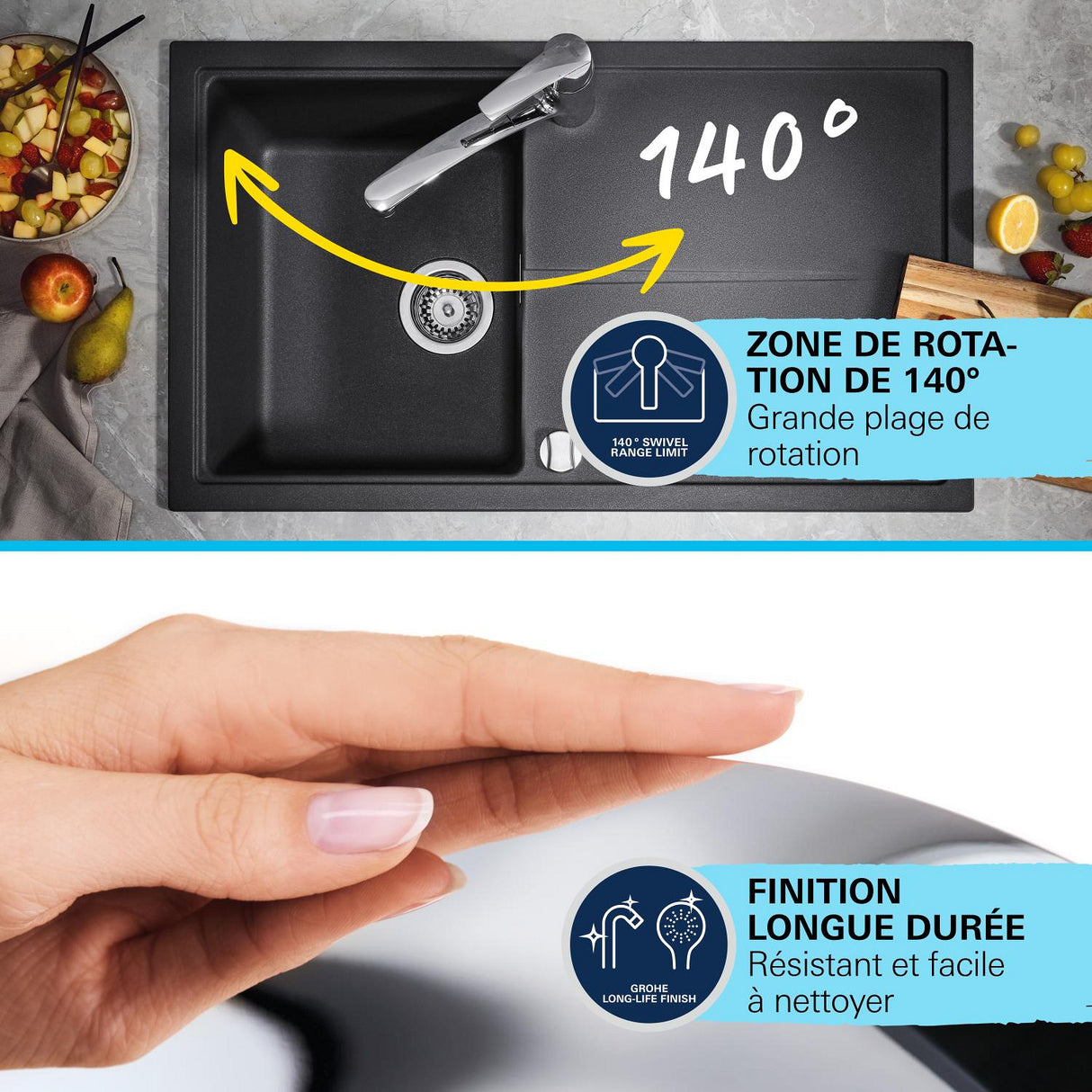 GROHE Mitigeur de cuisine Get 31484001