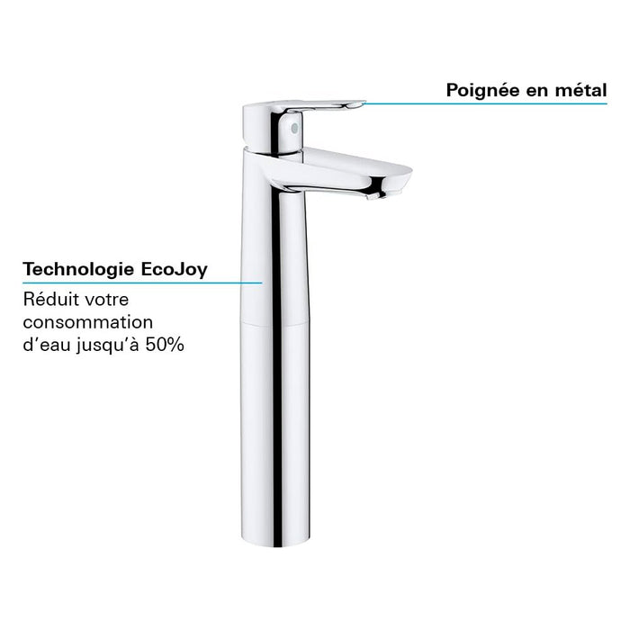 Start Edge Mitigeur monocommande Lavabo Taille XL Chromé GROHE 23777000