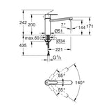 GROHE Mitigeur de cuisine Get 30196000