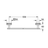 GROHE Porte-serviettes 1 barre Start Cube 41089000