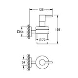 GROHE Distributeur de savon Start Cube 41098000