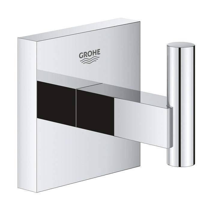 GROHE QuickFix - Start Cube - Set d'accessoires 4 en 1 pour salle de bain (à visser ou à coller)