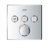 GROHE Façade de mitigeur thermostatique encastré Grohtherm SmartControl 3 sorties