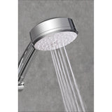 Pommeau de douche Grohe, type douchette, couleur chromée, en fonctionnement