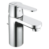 Mitigeur lavabo Grohe chromé, robinet salle de bain couleur argent, design moderne