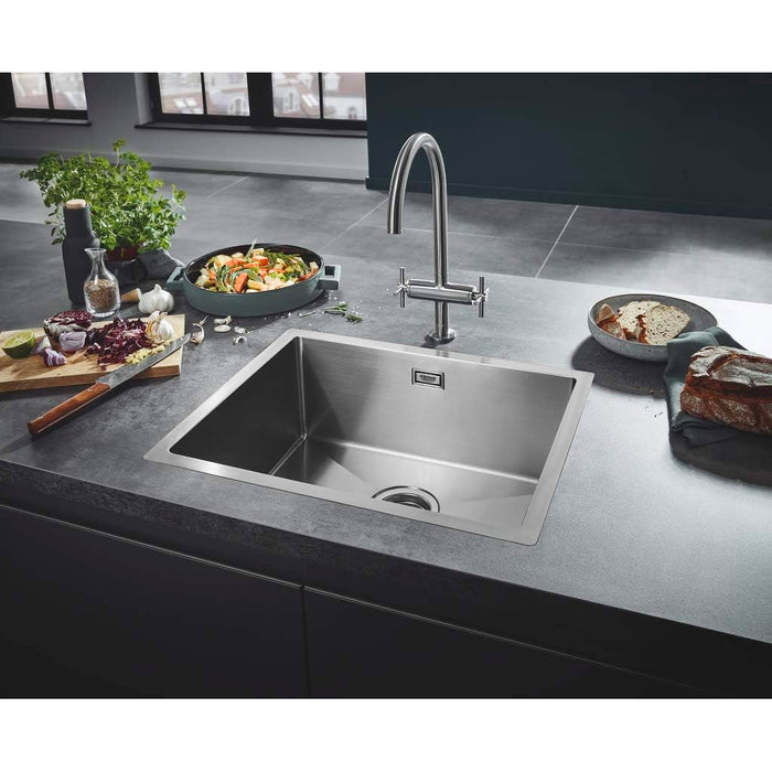 GROHE Mitigeur évier cuisine 2 poignées Atrio 30362000