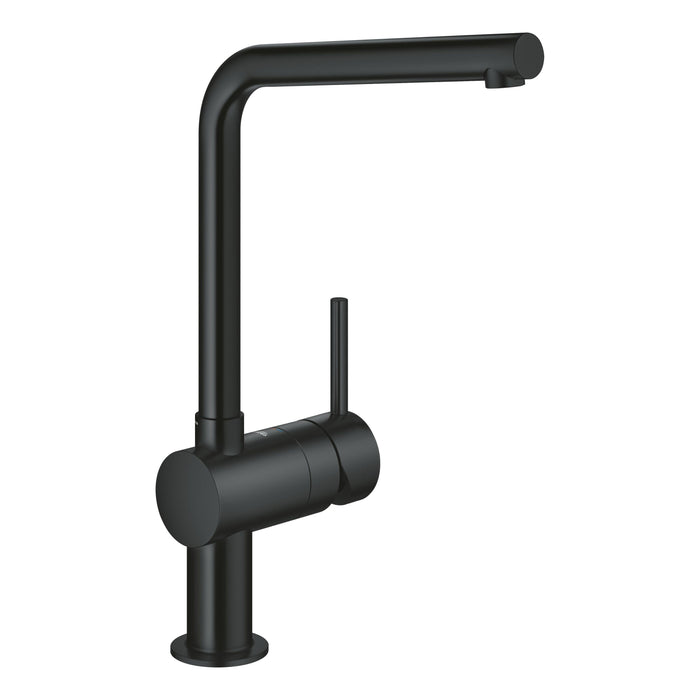 Mitigeur évier cuisine Minta bec L finition Phantom Black GROHE