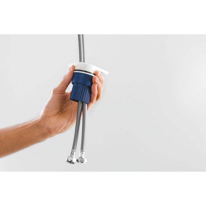 GROHE Robinet évier cuisine Tallinn avec douchette extractible, bec en L, chromé 30420000