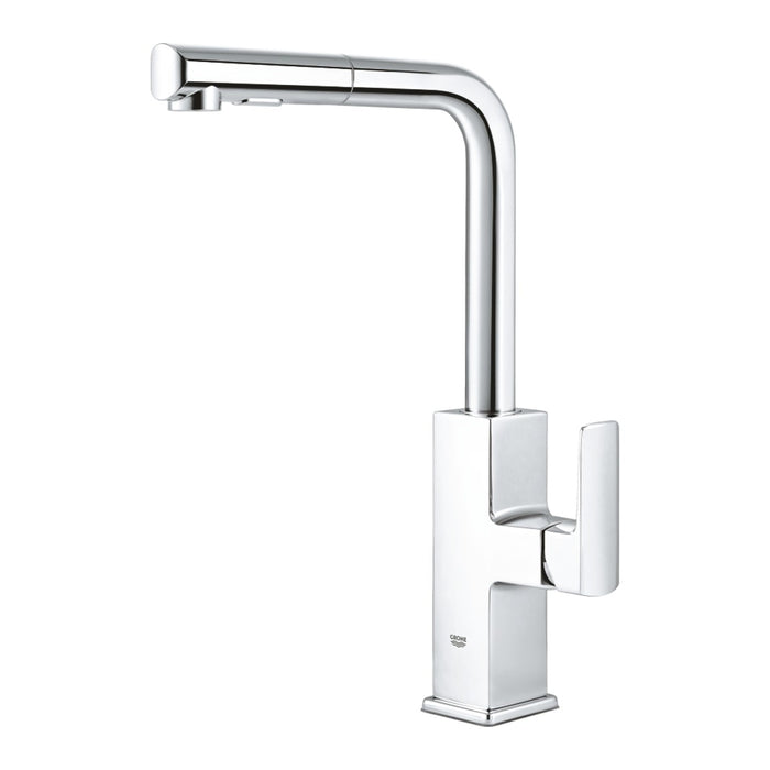 GROHE Robinet évier cuisine Tallinn avec douchette extractible, bec en L, chromé 30420000