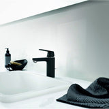GROHE Mitigeur monocommande lavabo Eurosmart Cosmopolitan taille M, noir mat 23327KW0