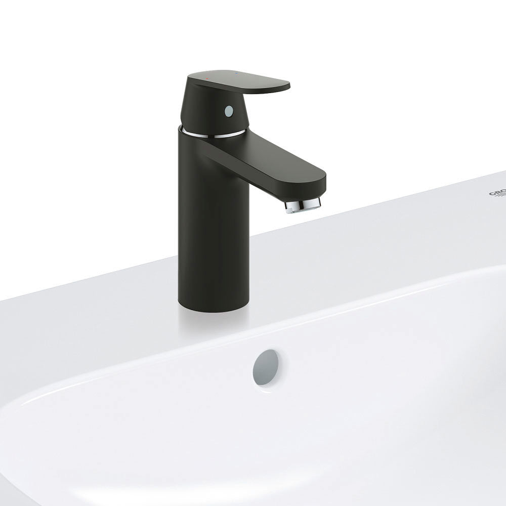 GROHE Mitigeur monocommande lavabo Eurosmart Cosmopolitan taille M, noir mat 23327KW0