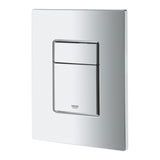 GROHE Pack WC suspendu Solido, cuvette sans bride, plaque de commade chromée, isolant et habillage à carreler