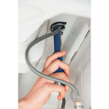 GROHE Mitigeur lavabo Quick Fix Get monocommande taille M noir mat avec bonde clic-clac