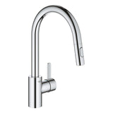 GROHE Mitigeur de cuisine monocommande chrome Eurosmart Cosmopolitan 31481001