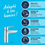 GROHE Mitigeur de lavabo monocommande Start taille M