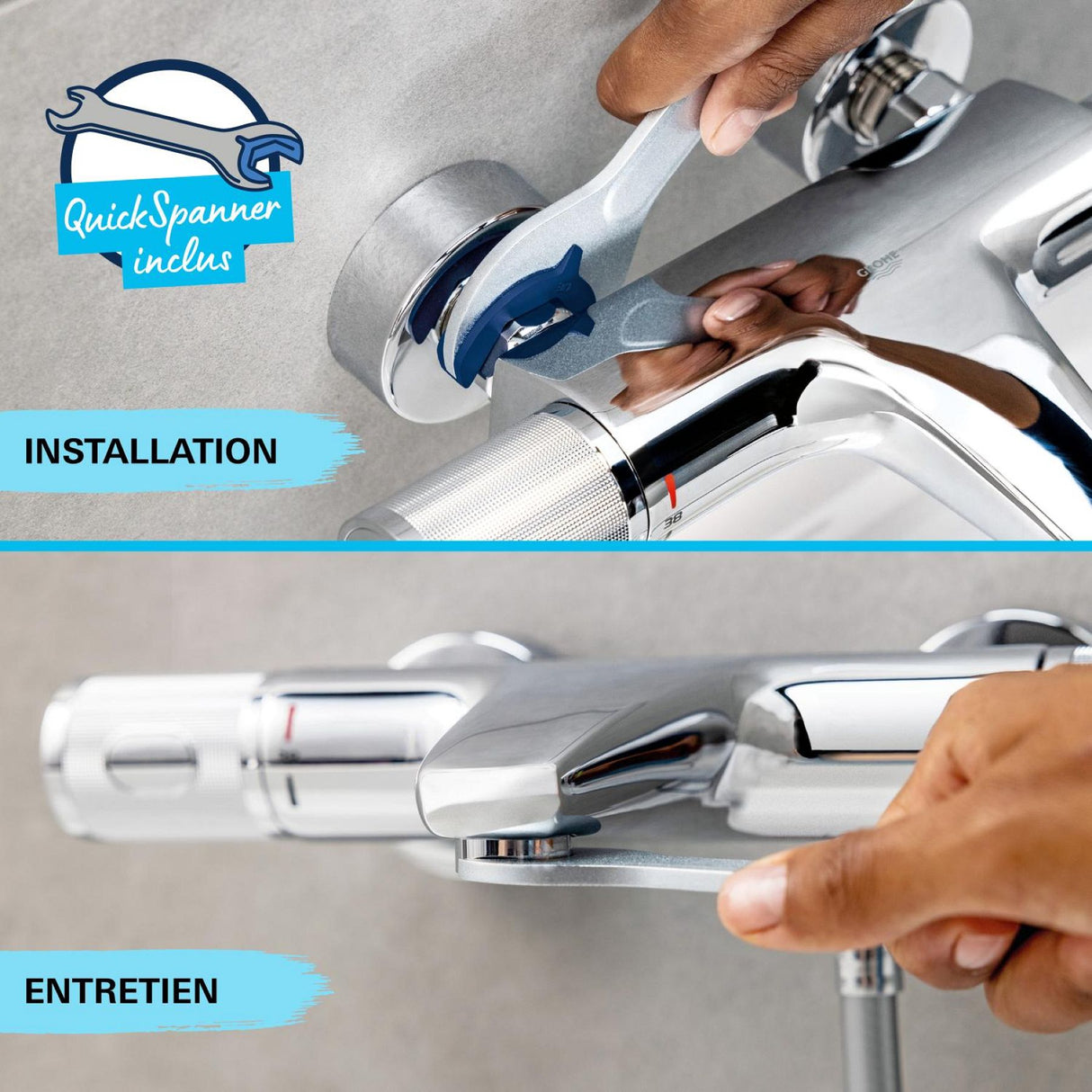 GROHE Mitigeur de douche Start Edge 24197001