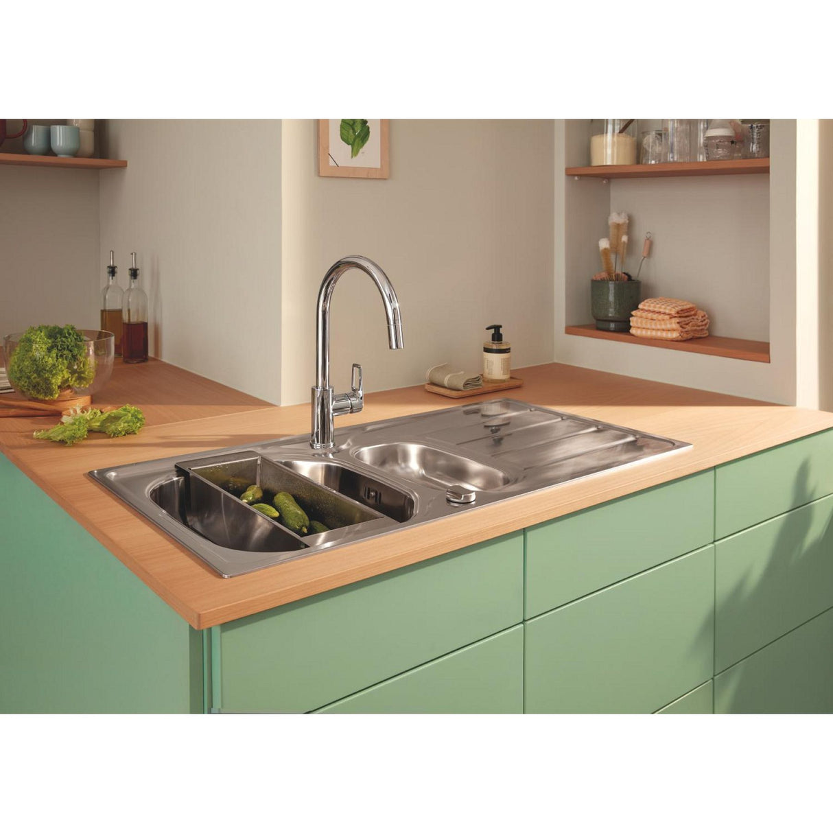 GROHE Mitigeur de cuisine monocommande chrome StartLoop 30556000