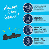 GROHE Mitigeur de douche thermostatique Precision Trend 1022172432