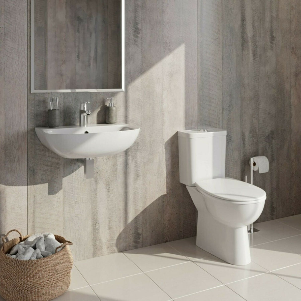 GROHE Ensemble WC à poser Alpine white Bau Ceramic 39346000