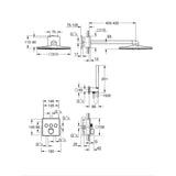 GROHE Pack douche encastrée SmartControl avec Vitalio SmartActive 310 Cube chrome 34875000