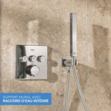 GROHE Pack douche encastrée SmartControl avec Vitalio SmartActive 310 Cube chrome 34875000