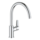 GROHE Mitigeur de cuisine monocommande chrome BauEdge 31367001