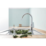 GROHE Mitigeur de cuisine monocommande chrome BauEdge 31367001