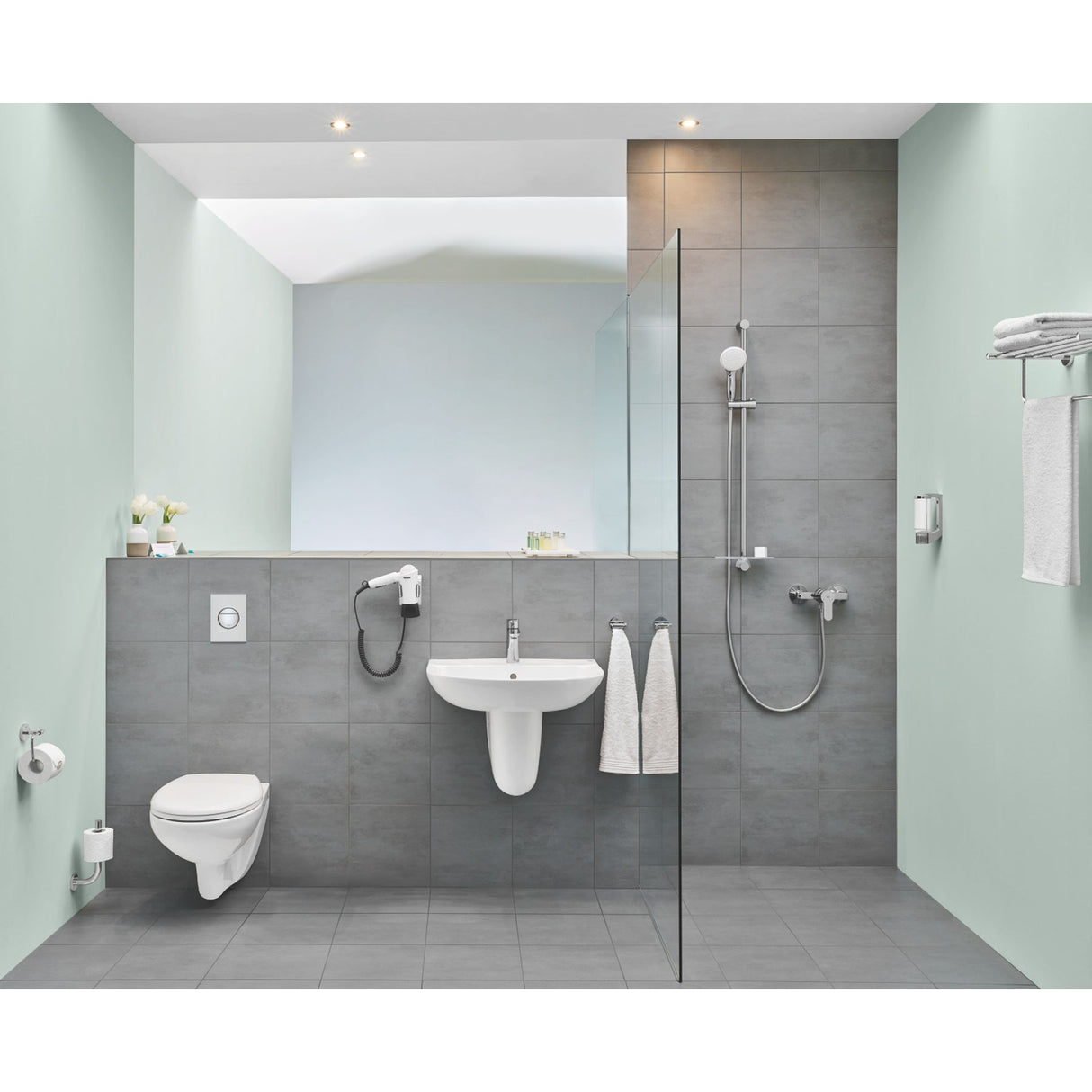 GROHE Mitigeur de lavabo monocommande taille M chrome BauEdge 23758000