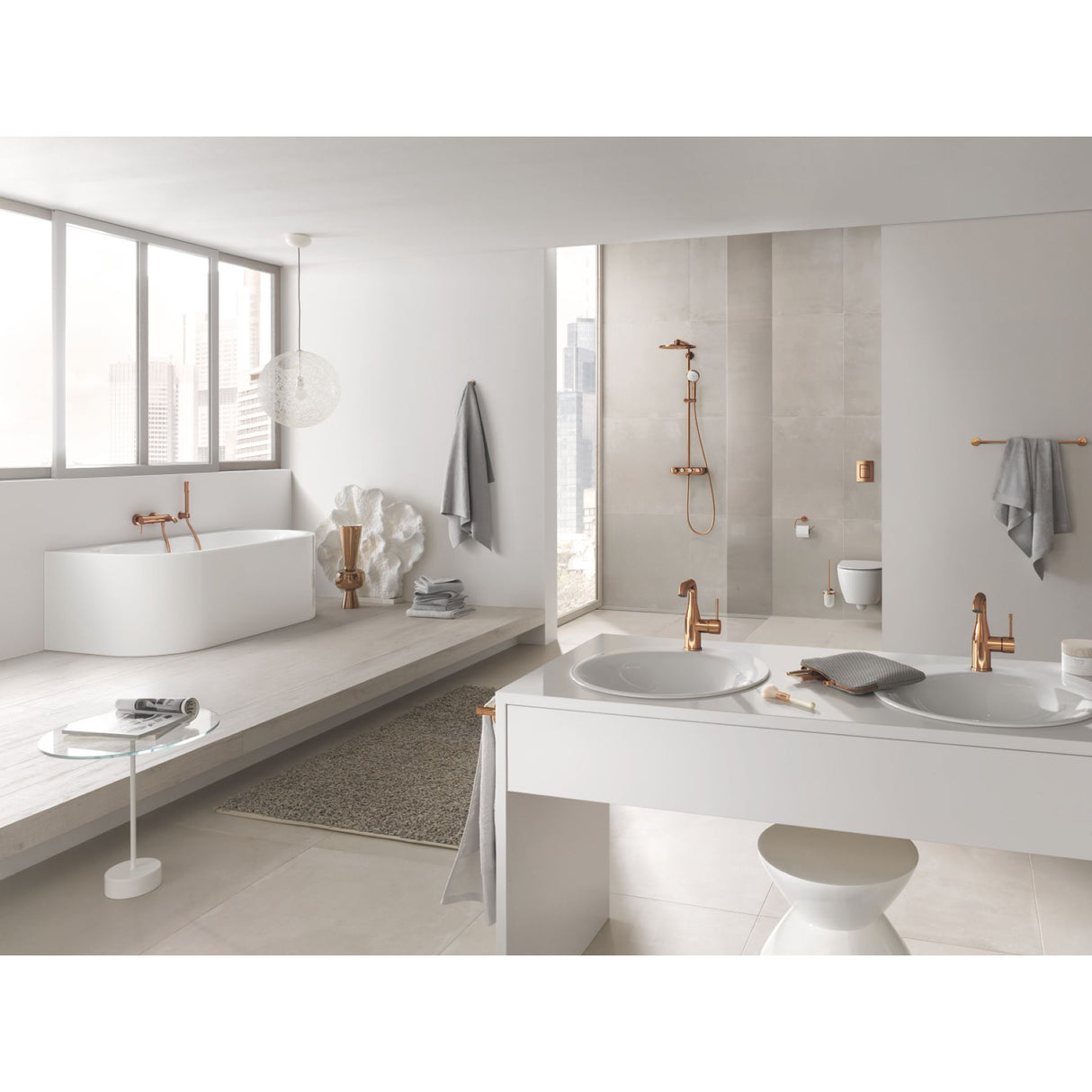 GROHE Colonne de douche 3 jets Euphoria SmartControl System 310 avec mitigeur thermostatique