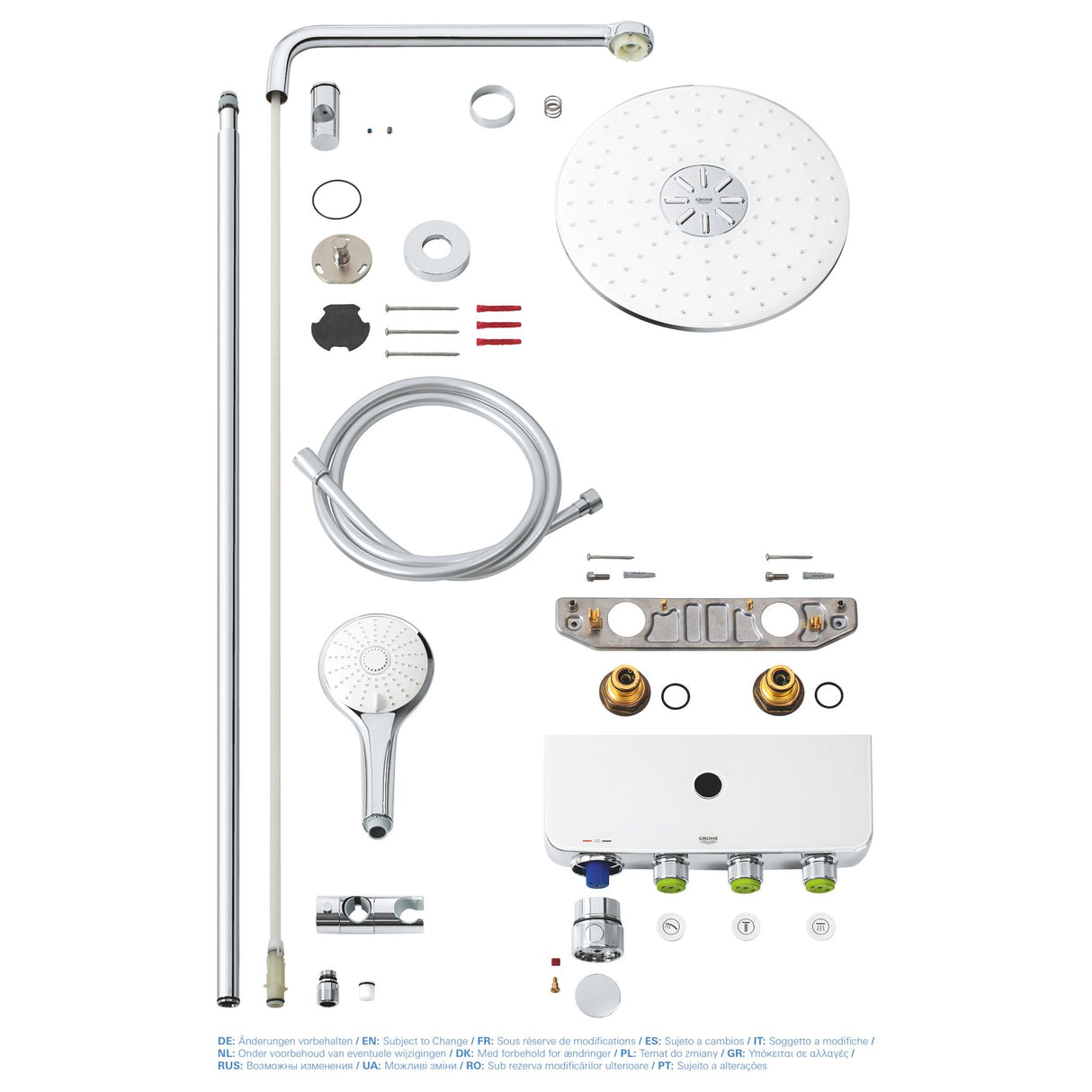 GROHE Colonne de douche 3 jets Euphoria SmartControl System 310 avec mitigeur thermostatique