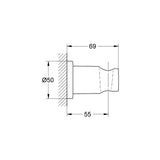 GROHE Support mural pour douchette Rainshower