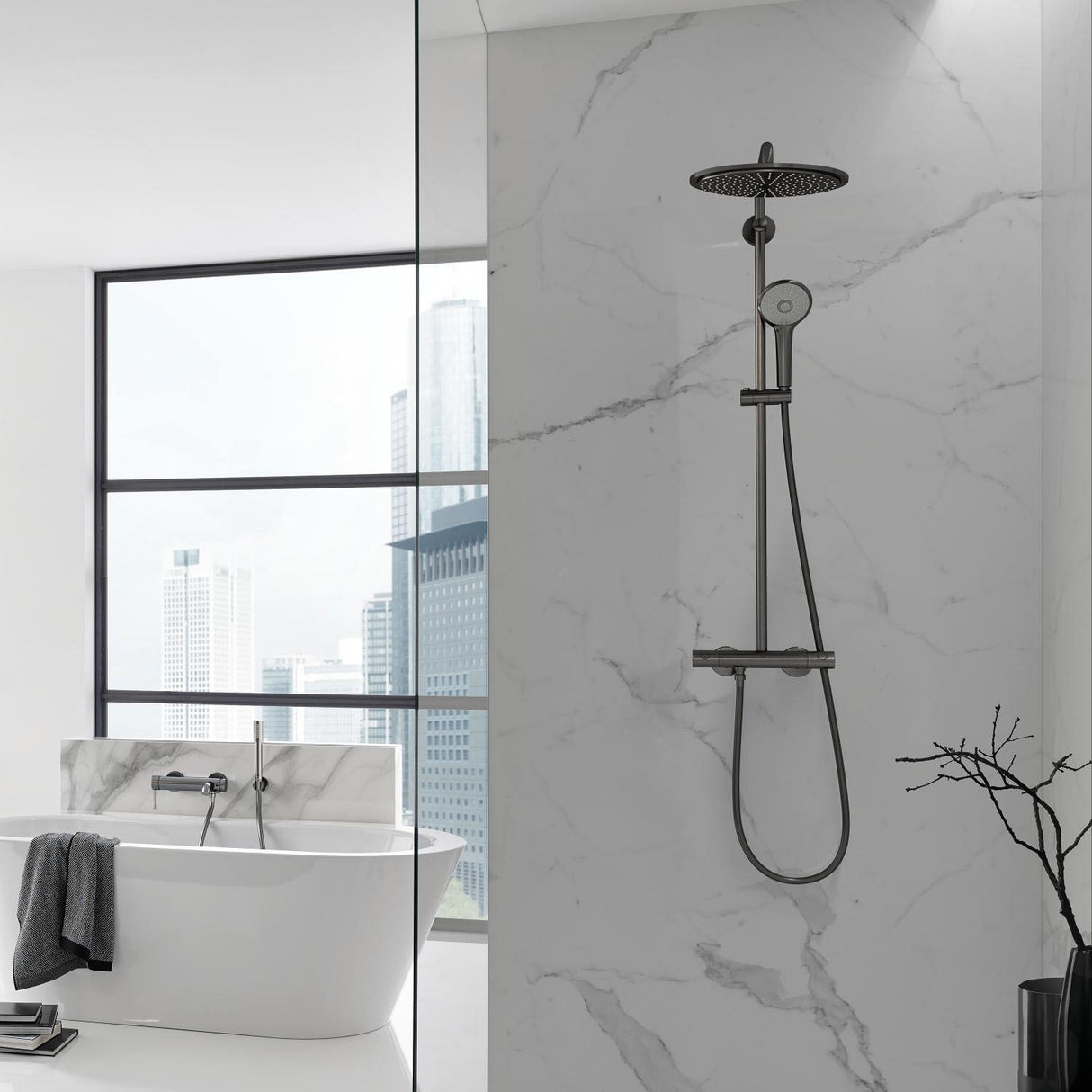 GROHE Flexible de douche 1250mm Silverflex TwistStop
