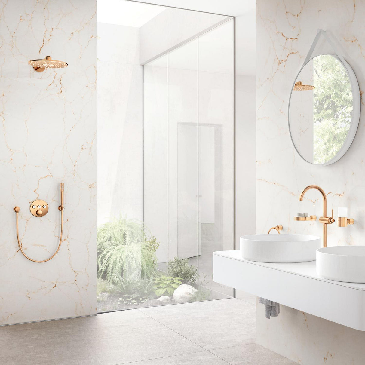 GROHE Flexible de douche 1250mm Silverflex TwistStop