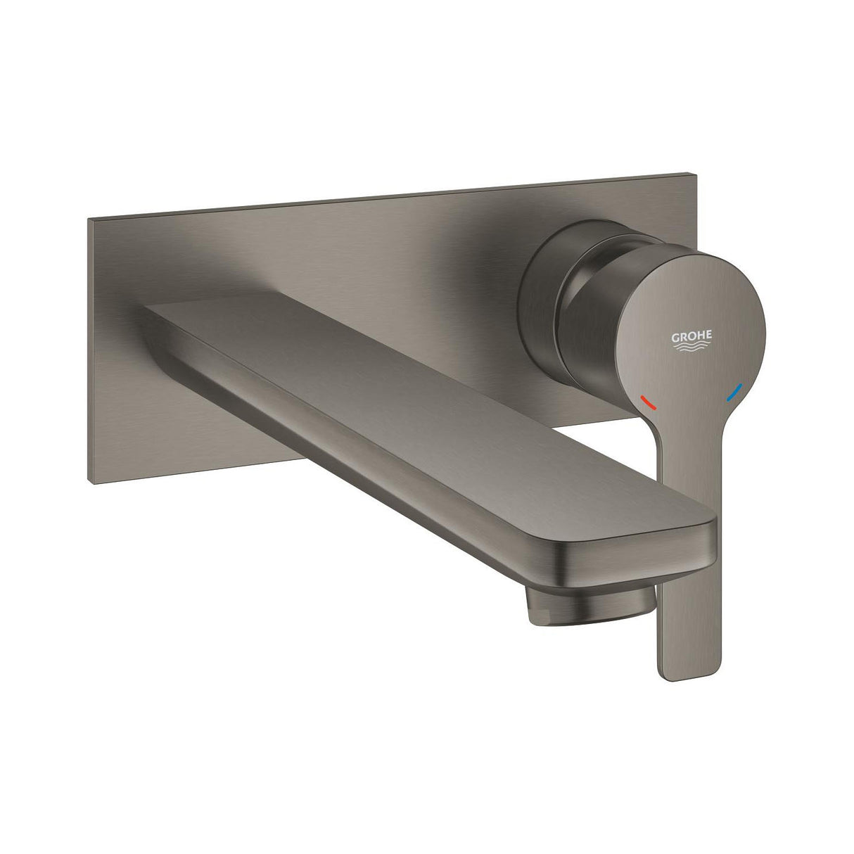 GROHE Mitigeur de lavabo mural 2 trous Lineare L Hard Graphite brossé