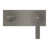 GROHE Mitigeur de lavabo mural 2 trous Lineare L Hard Graphite brossé