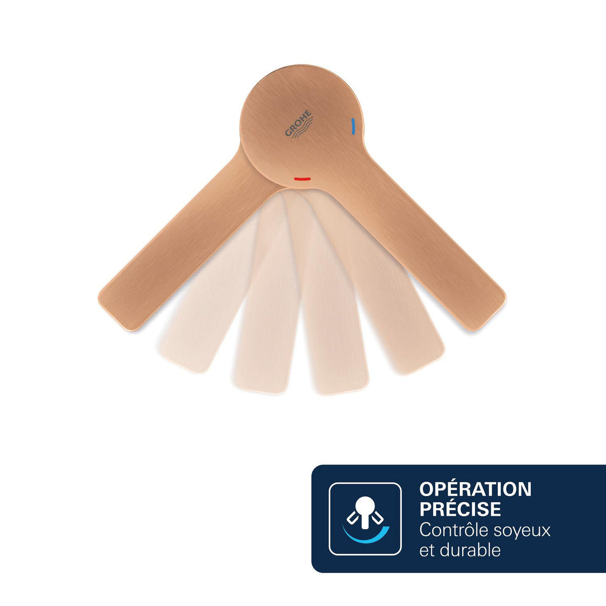 GROHE Mitigeur bain-douche monocommande 2 sorties avec inverseur Lineare