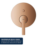 GROHE Mitigeur bain-douche monocommande 2 sorties avec inverseur Lineare