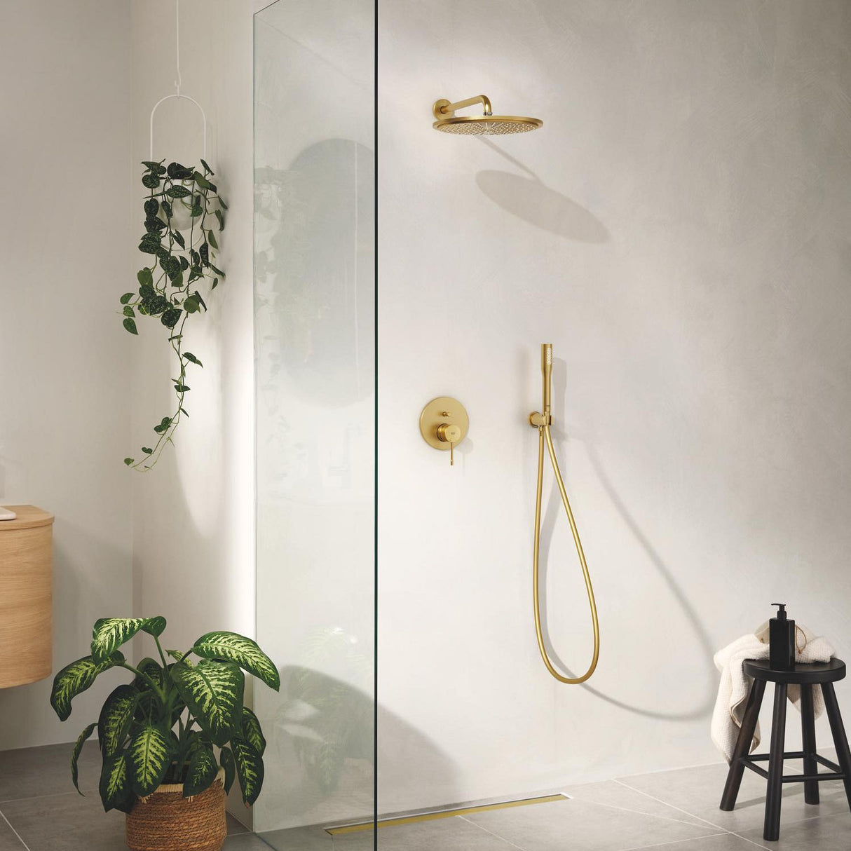 GROHE Douche de tête et bras 380mm 1 jet Rainshower Cosmopolitan 310