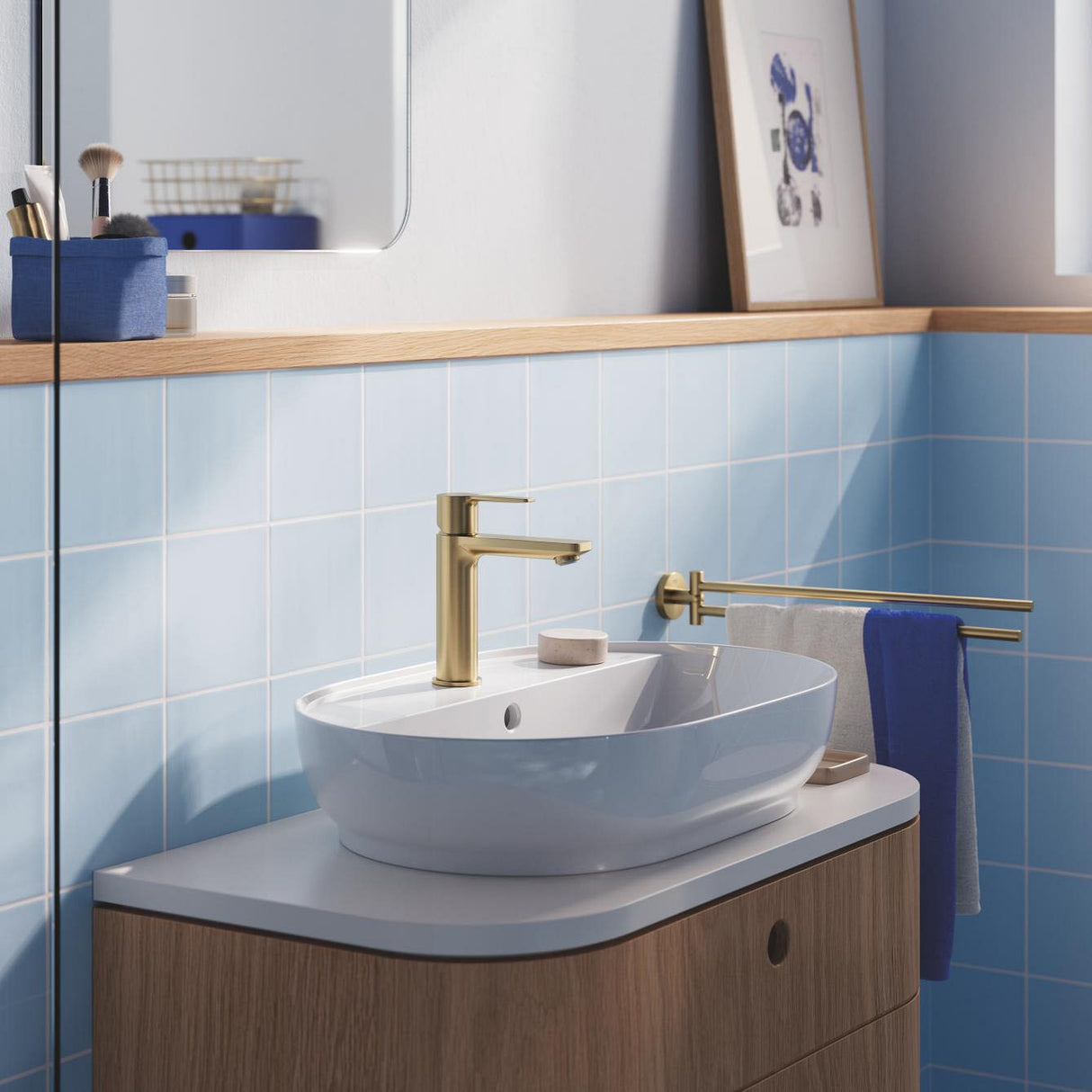 GROHE Mitigeur de lavabo monocommande Lineare Taille S sans tirette