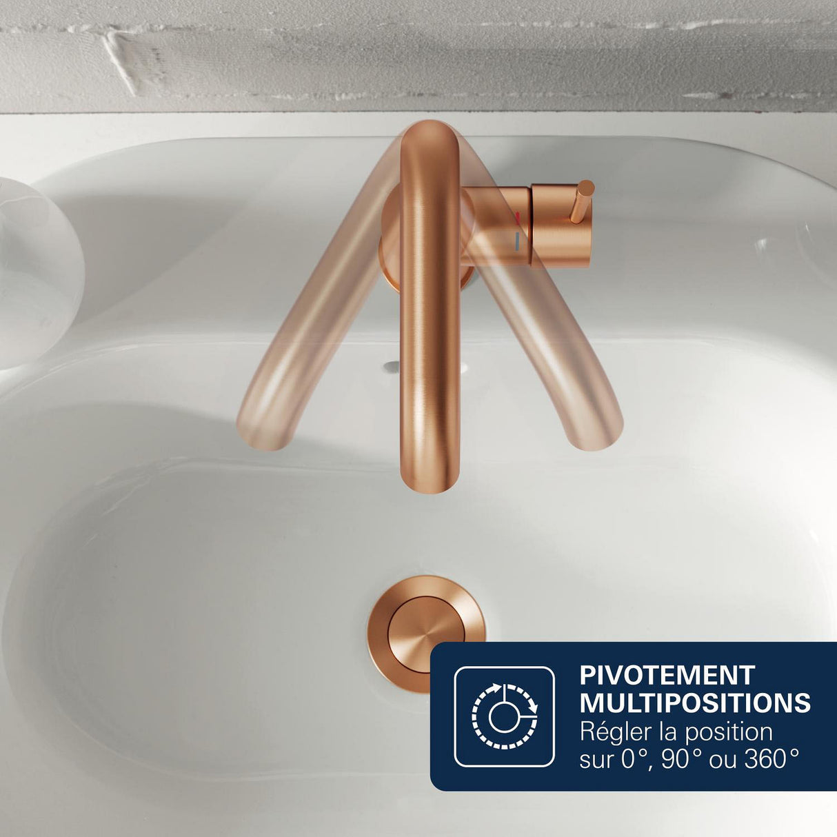 GROHE Mitig de lavabo monocommande Lineare L