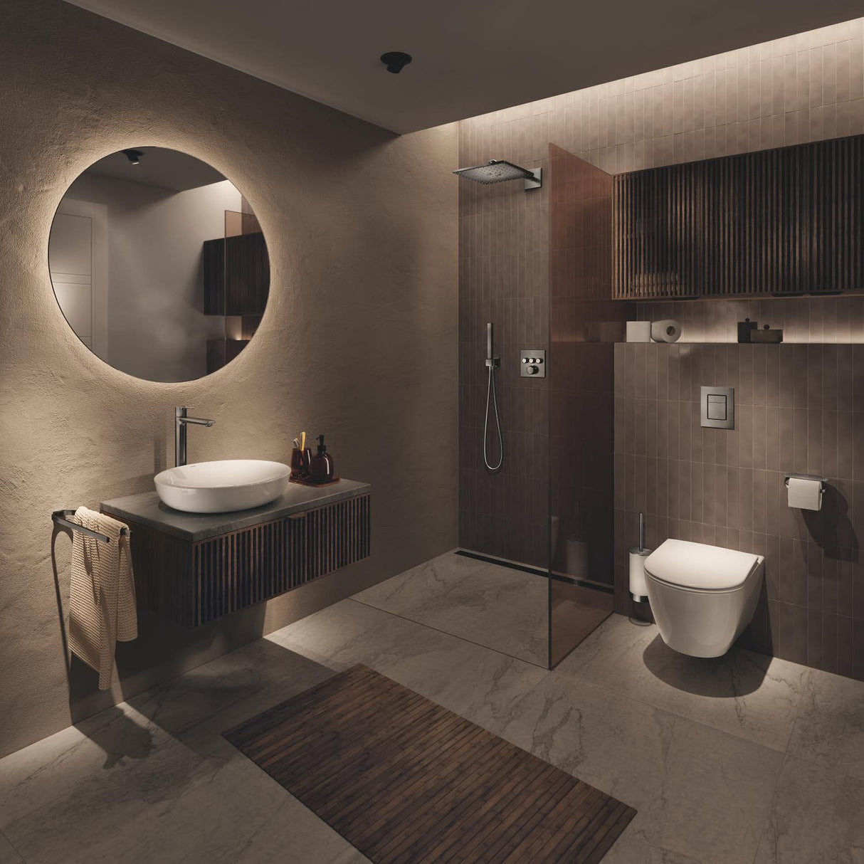 GROHE Mitig de lavabo monocommande Lineare XL Hard Graphite brossé