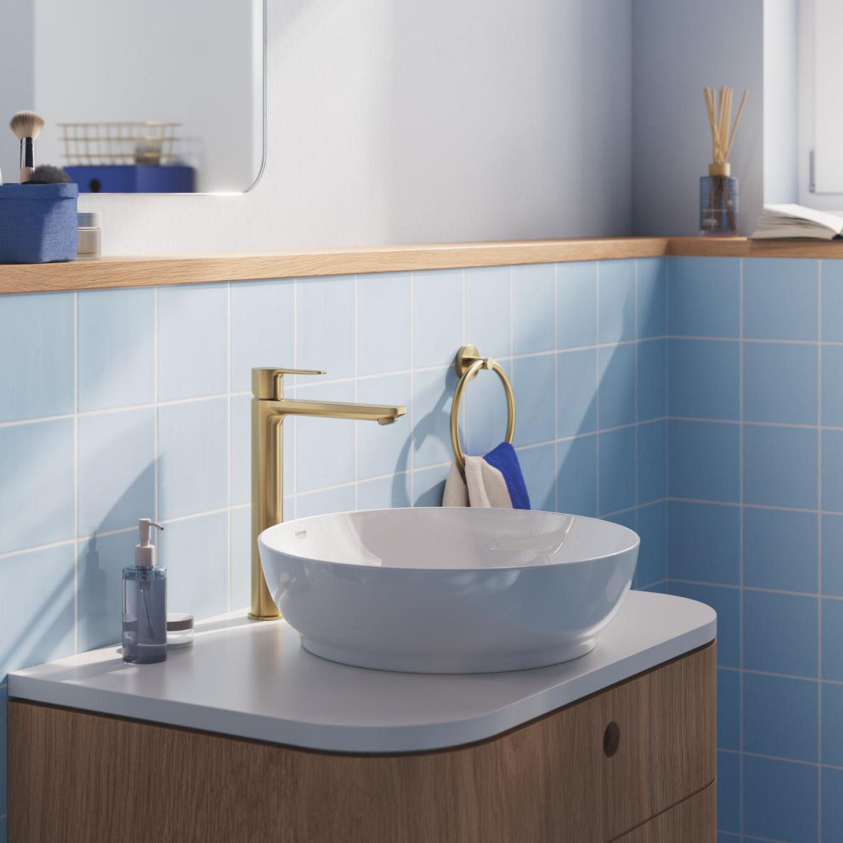 GROHE Mitig de lavabo monocommande Lineare XL