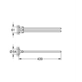 GROHE Porte-serviettes Start