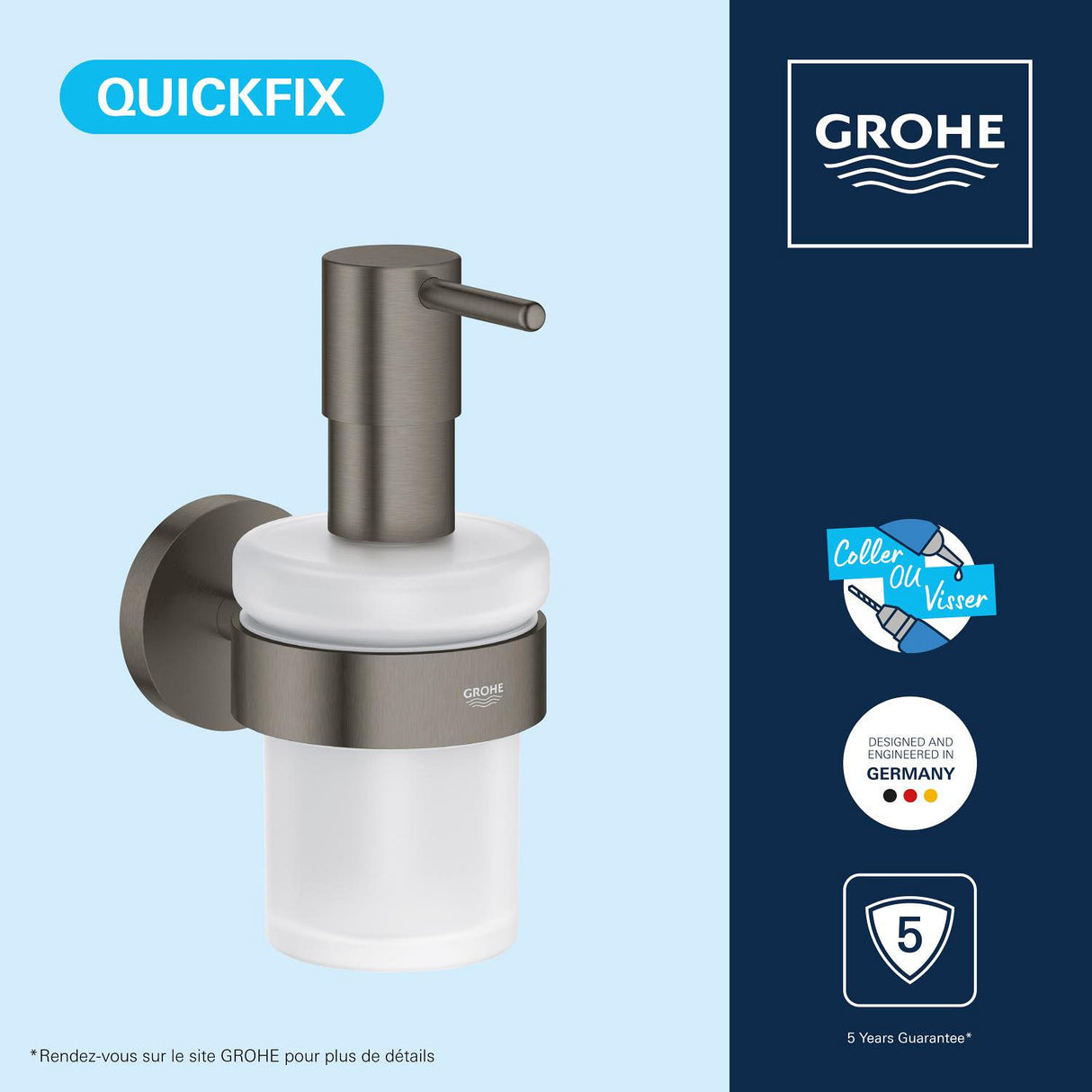 GROHE Distributeur de savon avec support Start