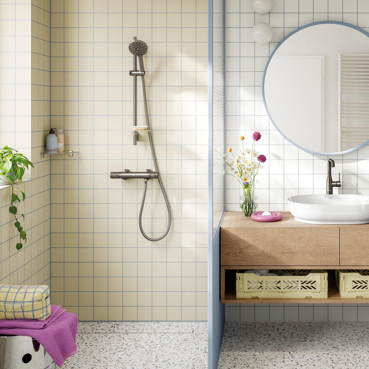GROHE Douchette 3 jets Vitalio Joy+ 120 - 6,3l/min