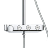 GROHE Colonne de douche Thermostatique SmartControl douche de tête 310 mm Xtra-Large 2 jets et douchette 3 jets - 1002797