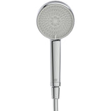 Colonne de douche Ø26cm hauteur ajustable CERATHERM T25 Chrome et blanc