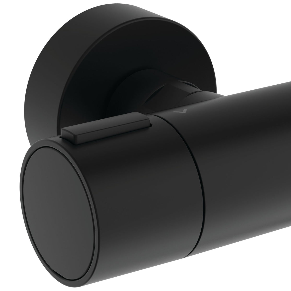 Set de douche avec mitigeur thermostatique, barre 60cm et douchette Ø10cm 2 jets CERATHERM ALU+