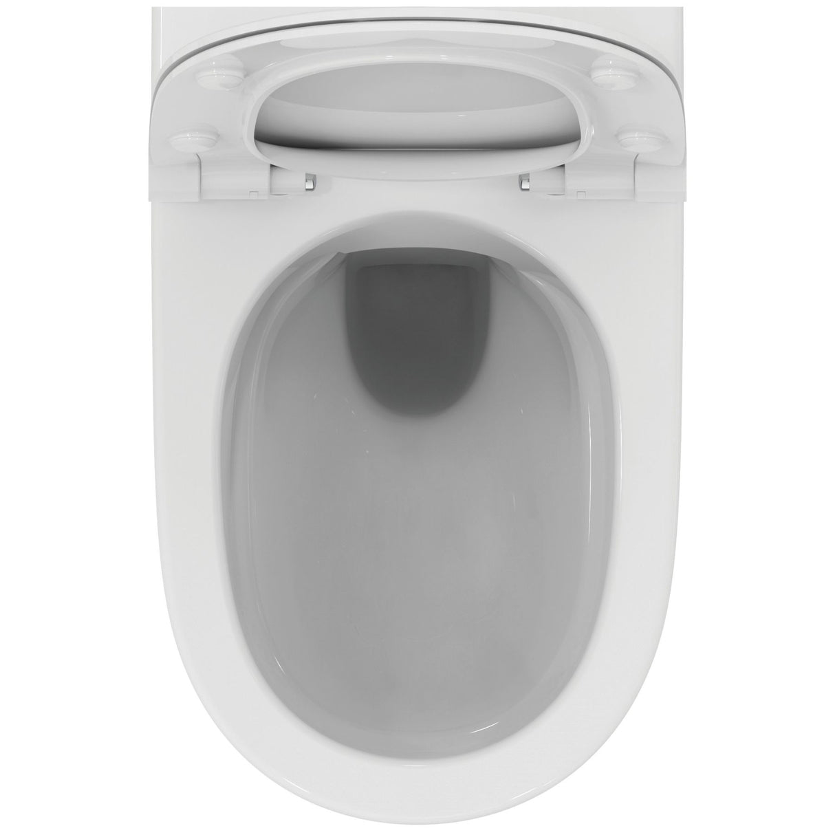 Pack WC suspendu caréné i.life O avec abattant slim declipsable blanc
