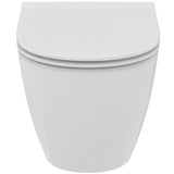 Pack WC suspendu caréné i.life O avec abattant slim declipsable blanc